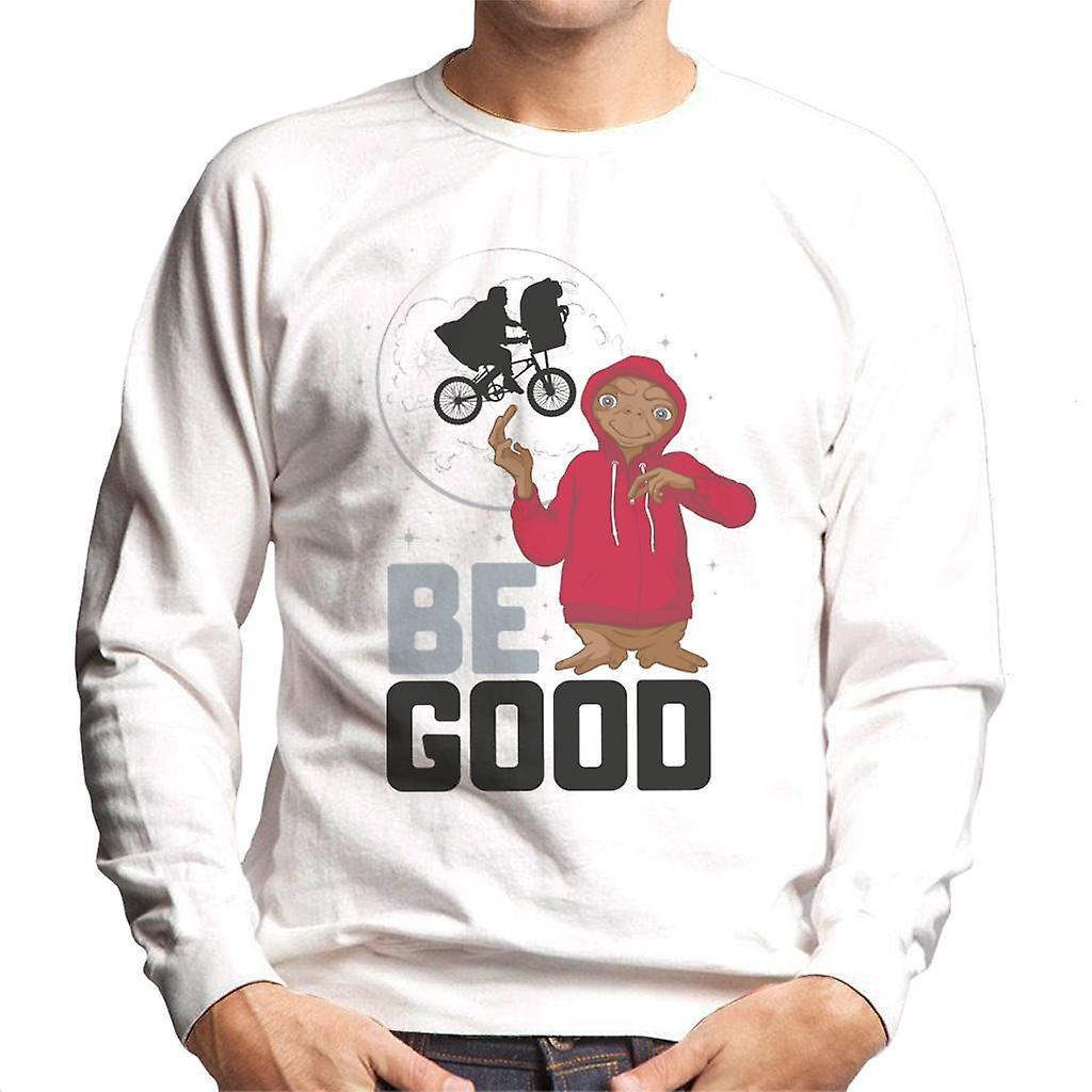 E.T. E.T. Be Good Men's Sweatshirt White Small