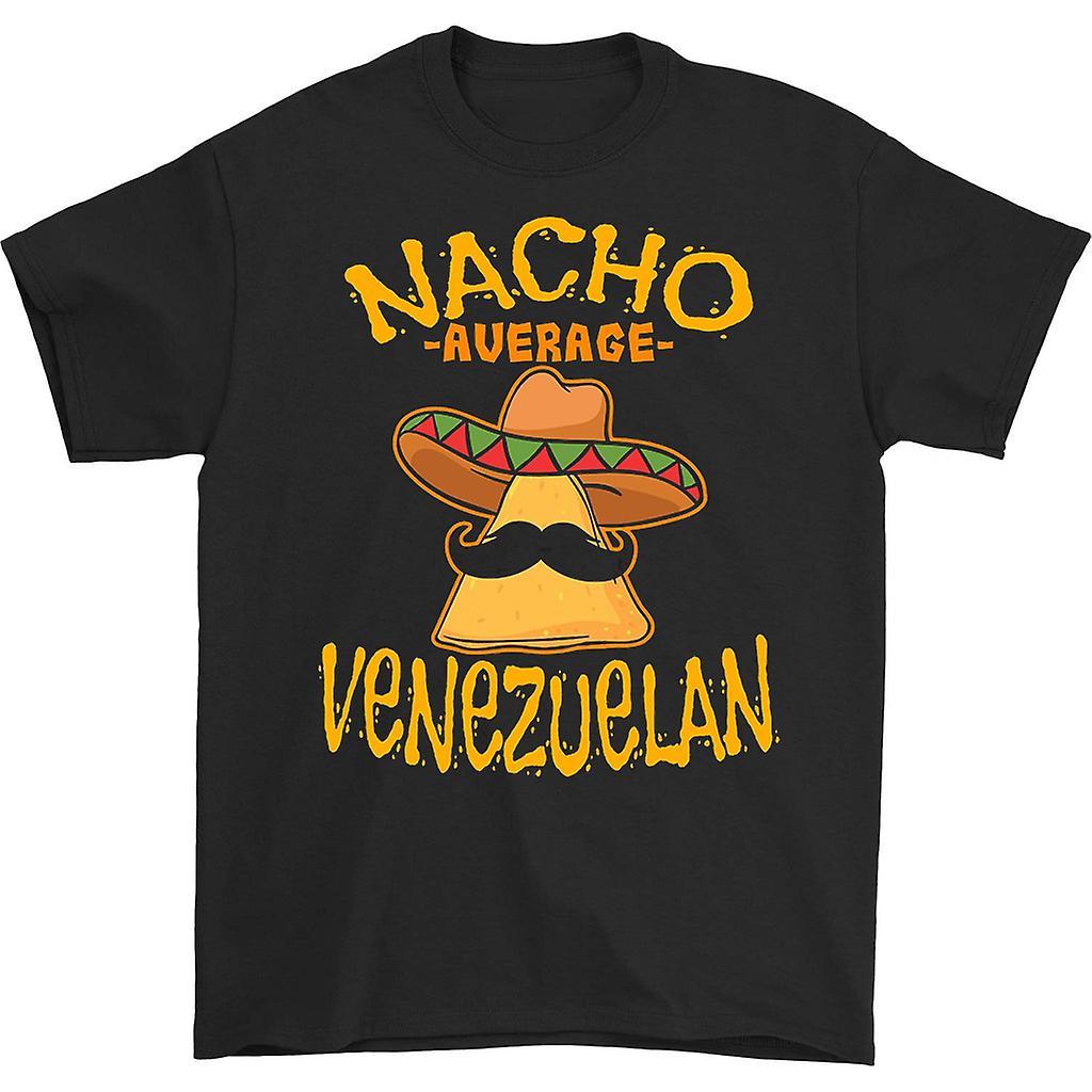 HISHARK Nacho average venezuelan t-shirt black L