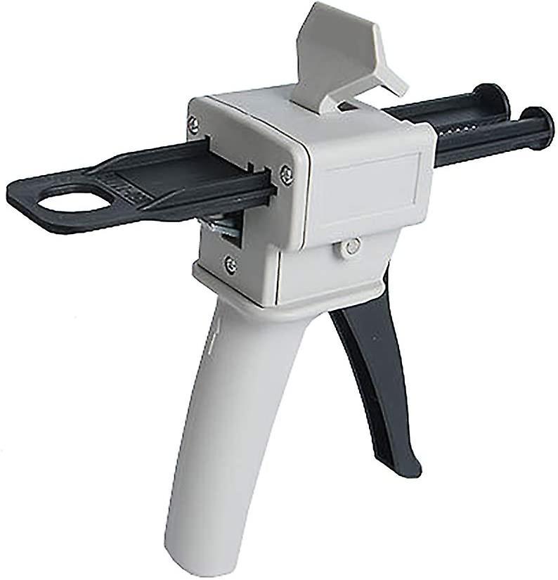 Augro 50ml Epoxy Dispenser Gun, Ab Epoxy Glue Gun Handle Applicator For Glue Mixing, 1:1 And 2:1 Ratios (pistol)