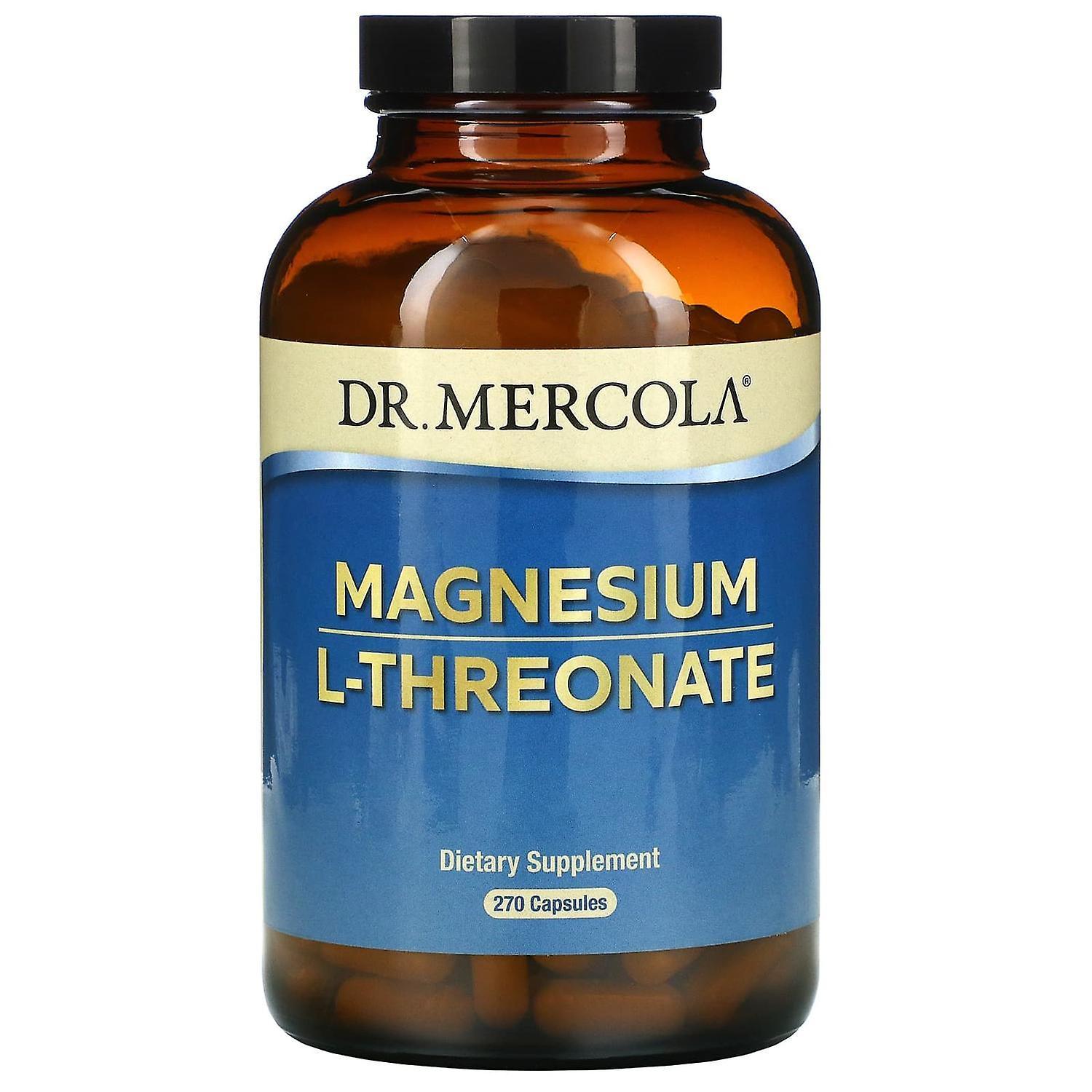 Dr. Mercola, Magnesium L-Threonate, 270 Capsules