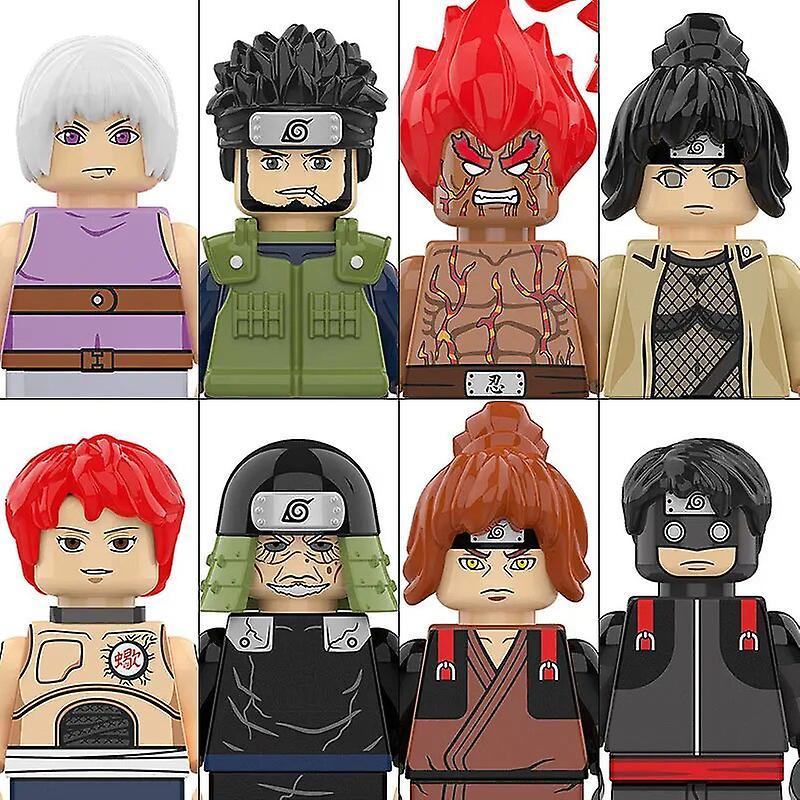 Otwoo Wm6112 Mini Action Figures Sasuke Kakashi Akatsuki Bricks Building Blocks Anime Cartoon  Naruto Minifigures Kids Christmas Gifts KDL811