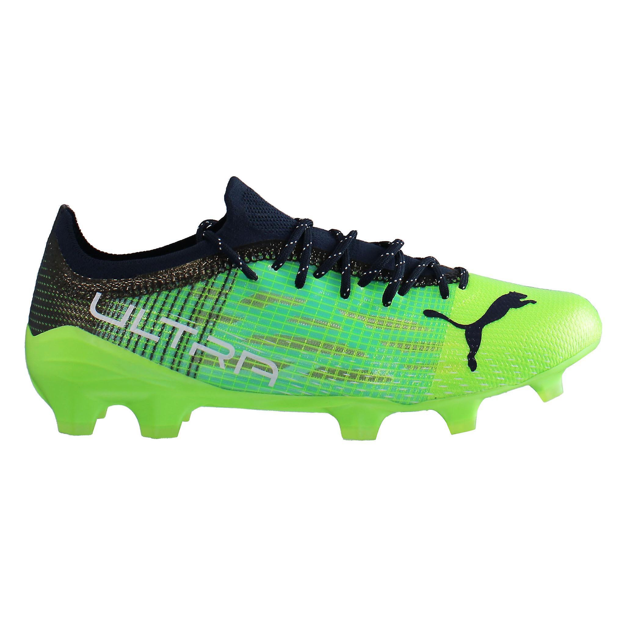 Puma Ultra 1.3 FG/AG Lace-Up Green Synthetic Mens Football Boots 106477_04 UK 11 EU 46 US 12