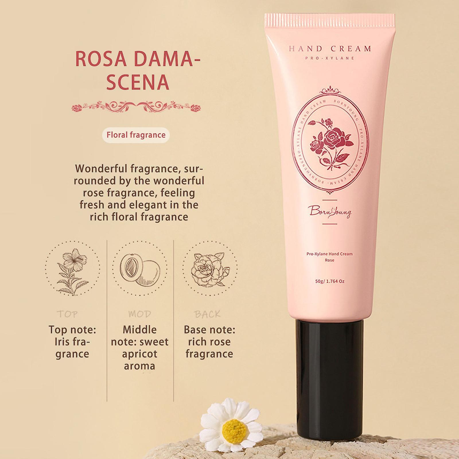 Kuankuanbao Floral Essence Soft Moisturizing Hand Cream 50g Rose