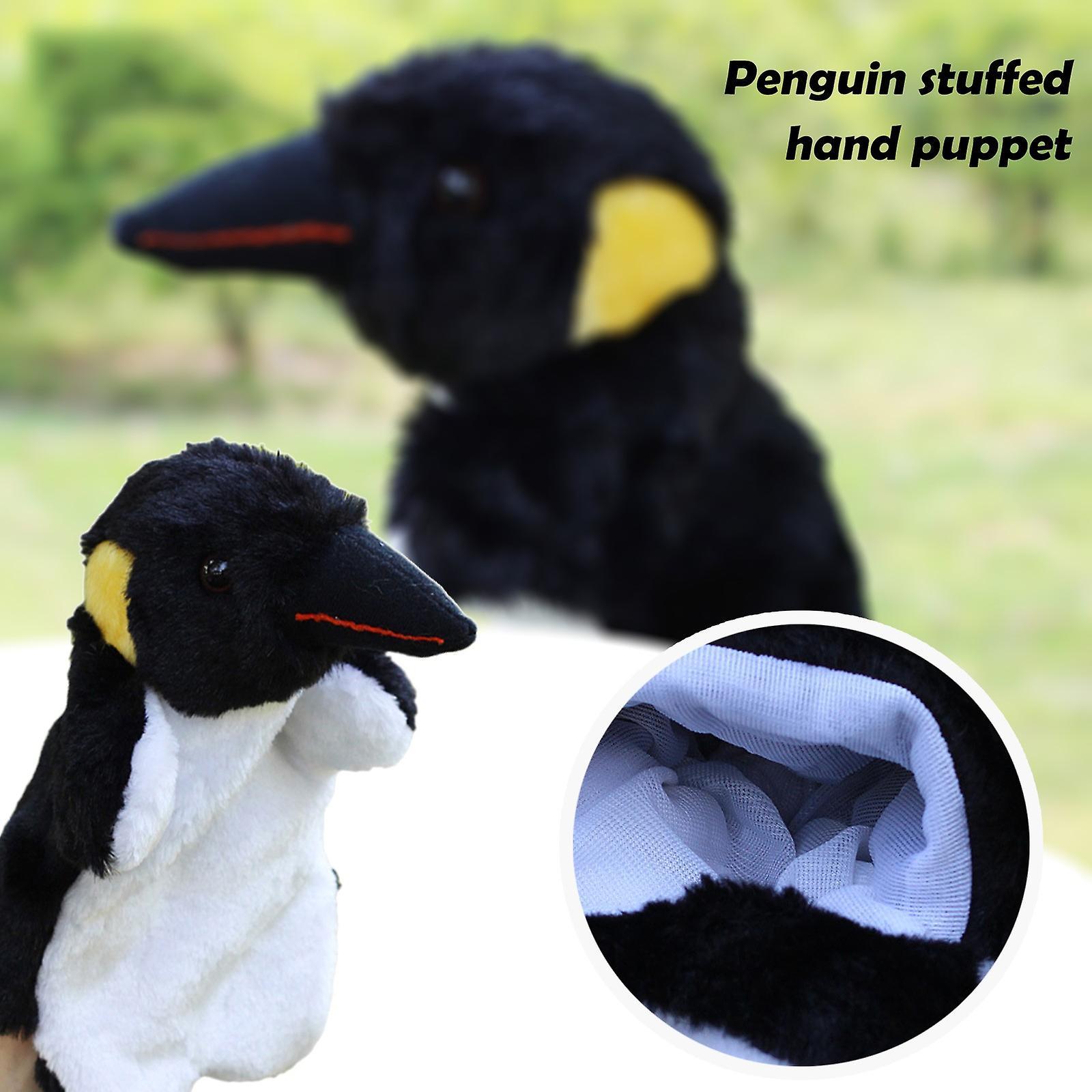 Flye 1PC Penguin Hand Puppet Lovely Plush Penguin Hand Puppets 241990 Multicolor