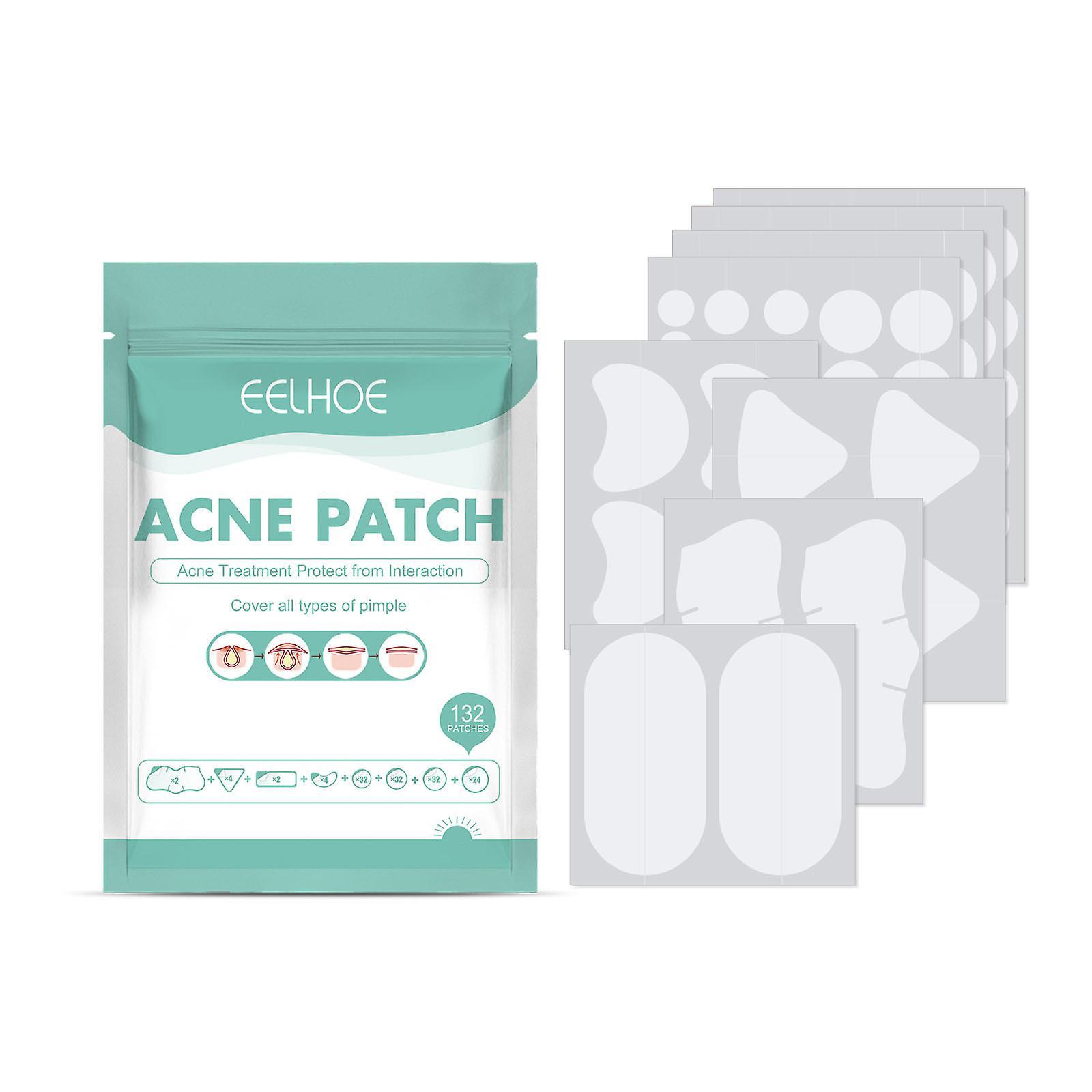 Fruushop Acne Pimple Patches, 8 Sizes 102 Patches For Large Zit Breakouts, Mandabloom Acne Patches For Face, Chin Or Body, Hydrocolloid Bandages Ac...