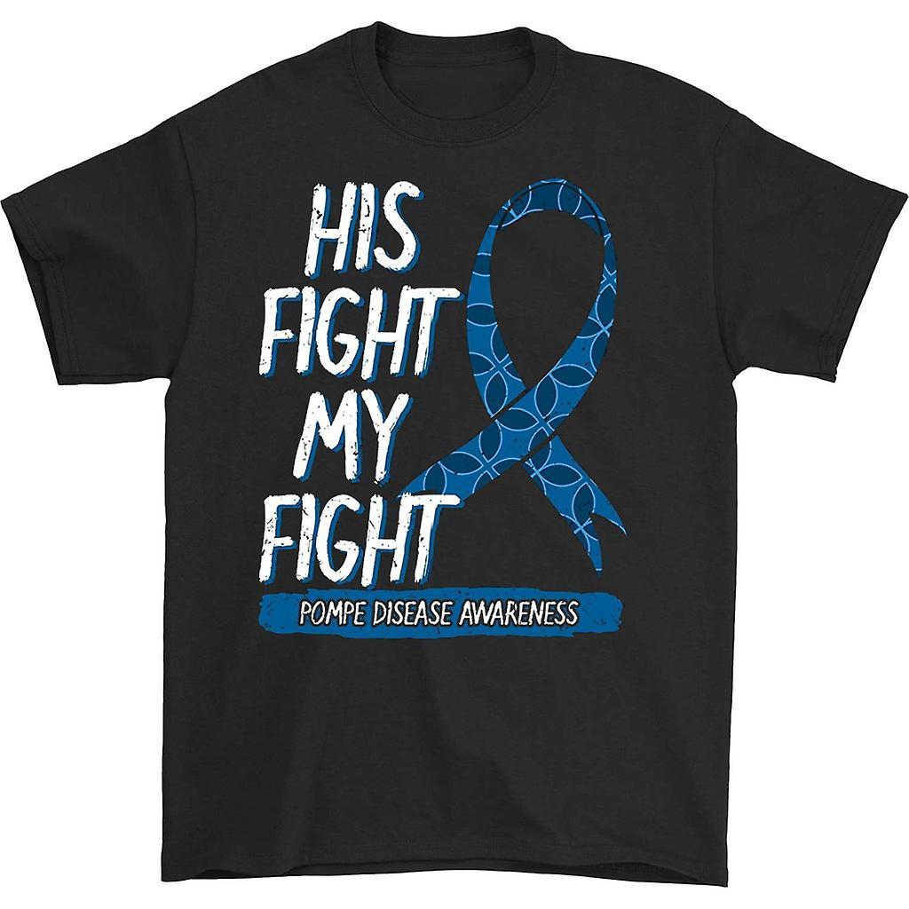 HISHARK His Fight is My Fight T-shirt Black XL