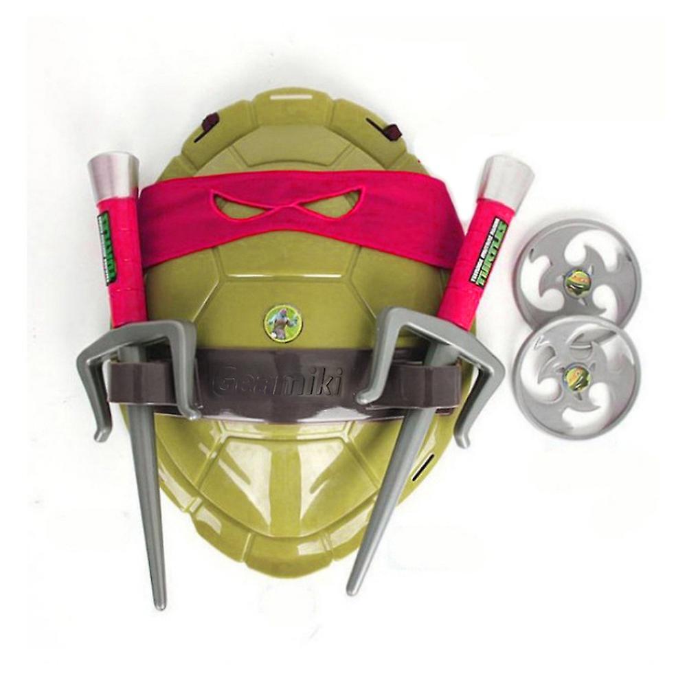 Mylight Teenage Mutant Ninja Turtles Cosplay Party Costume Props Back Shell Mask Toys Set For Kids A