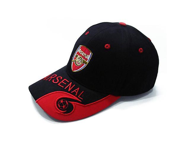 Ruitong Embroidered Baseball Cap Unisex Adjustable Soccer Hats Arsenal Black