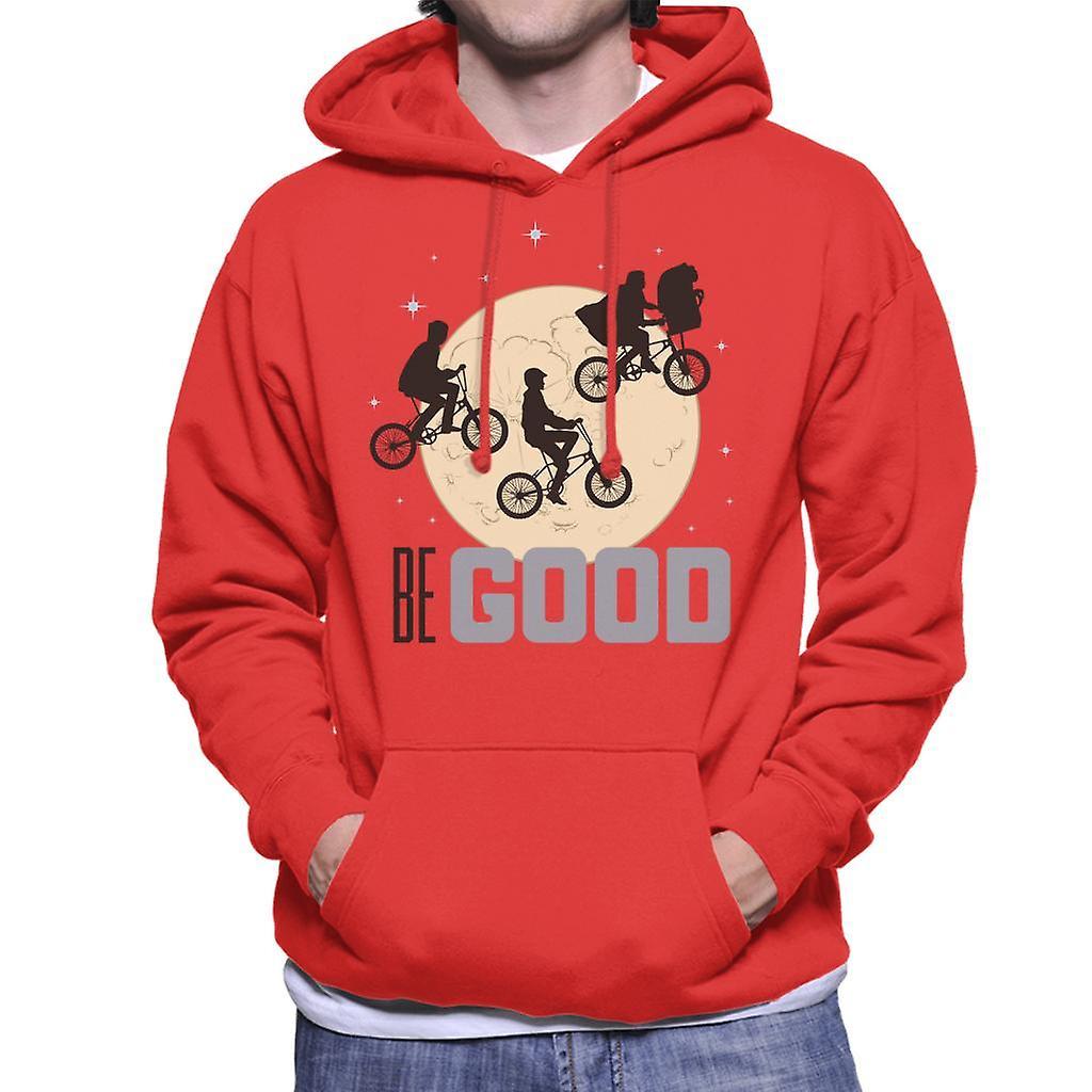 E.T. E.T. Classic Shot Be Good Men's Hooded Sweatshirt Red X-Large