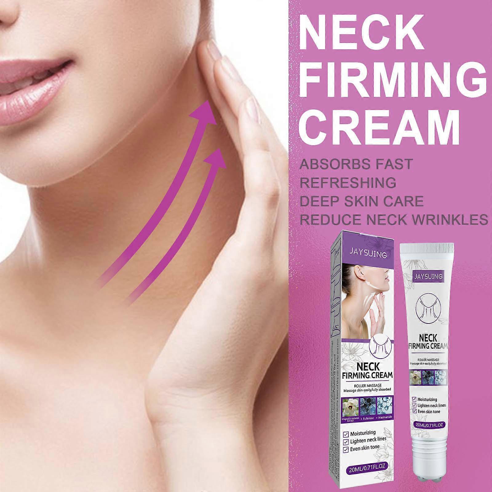 Unbrand Neck Firming Cream, Wrinkle Cream, Moisturizer Cream for Neck, Tightening, Lifting and Anti-wrinkle Neck Cream, Double Chin Reducer Cream, ...