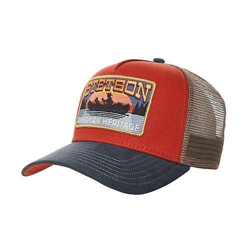 Stetson Canoe Trucker Cap Red One Size