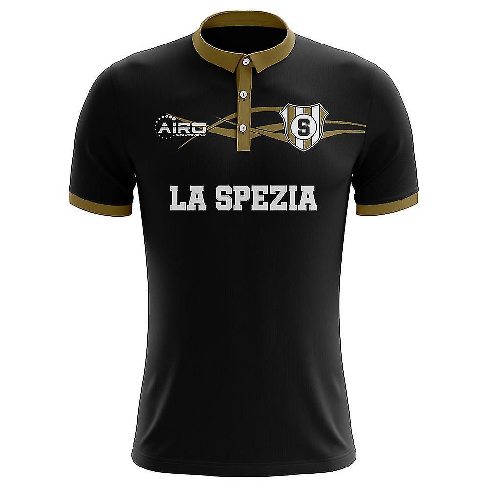 Airo Sportswear 2024-2025 Spezia Away Concept Football Shirt - Adult Long Sleeve Black 3XL