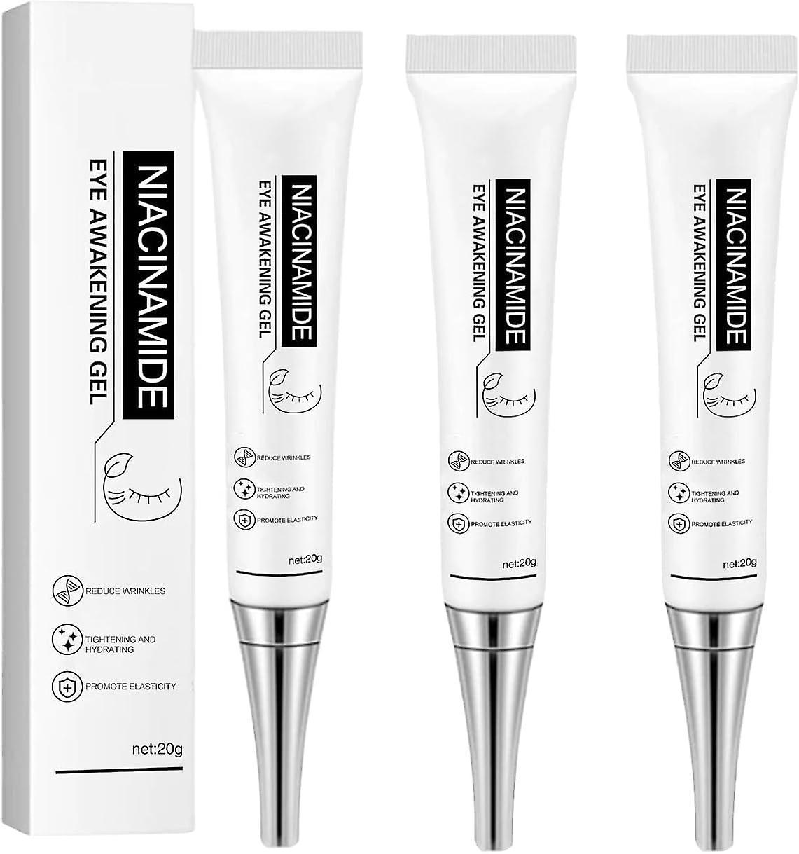 Frusde Niacinamide Eye Awakening Gel, Cooling Under Eye Cream For Dark Circles And Puffiness, Hydrating Eye Cream, Soothing Eye Gel Anti Aging Eye ...