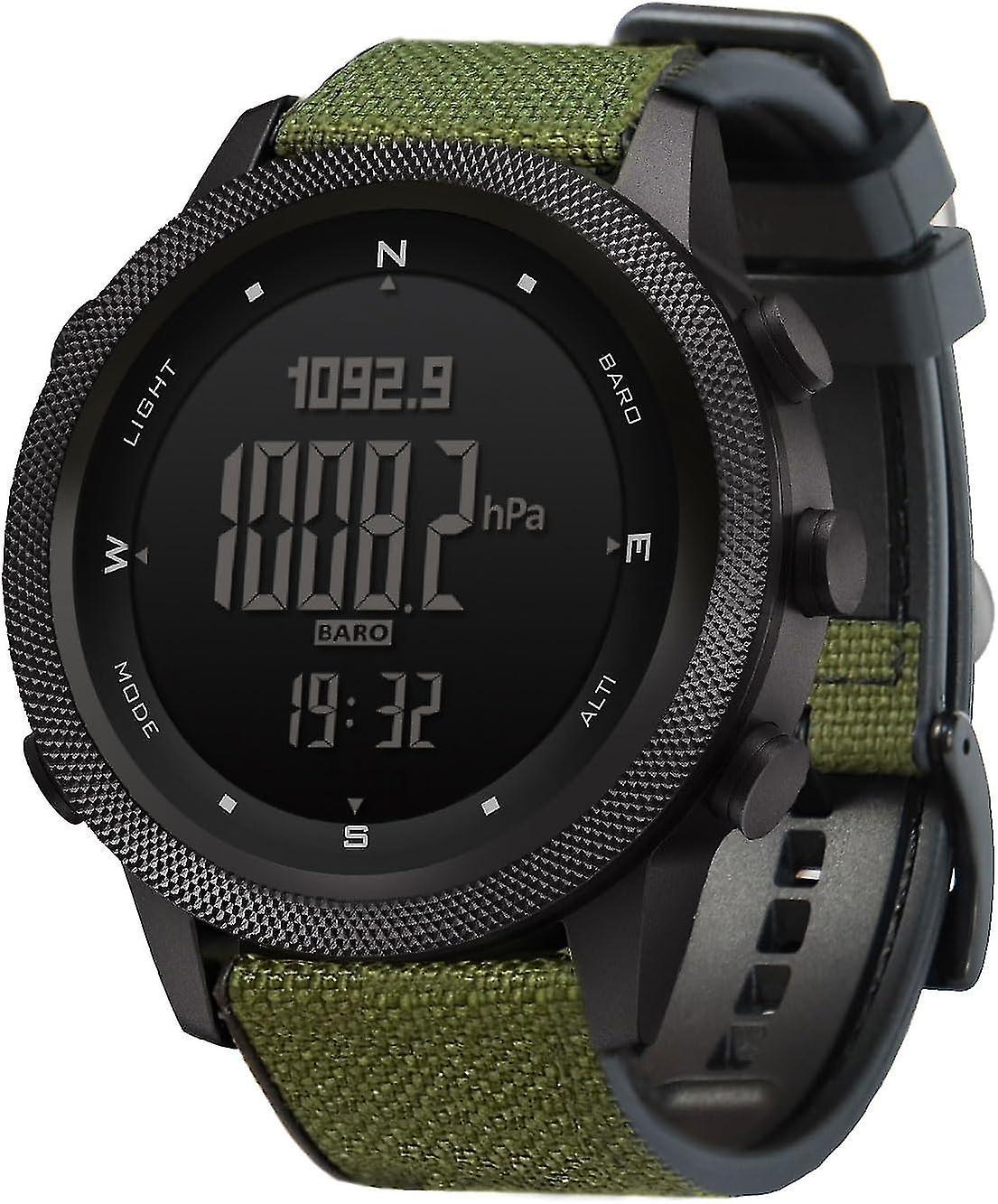 Sunset Tactical Watch For Men Military Watches With Compass Outdoor Sports Watches For Men Hiking Digital Wrist Watch With Barometer,altimeter,step...