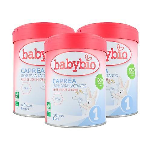 Babybio Caprea Milk Pack 1 Organic 0m+ 3 units of 800g