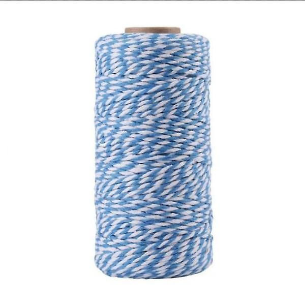 Slowmoose Natural Jute Baker Twine Burlap String Hemp Craft Rope blue