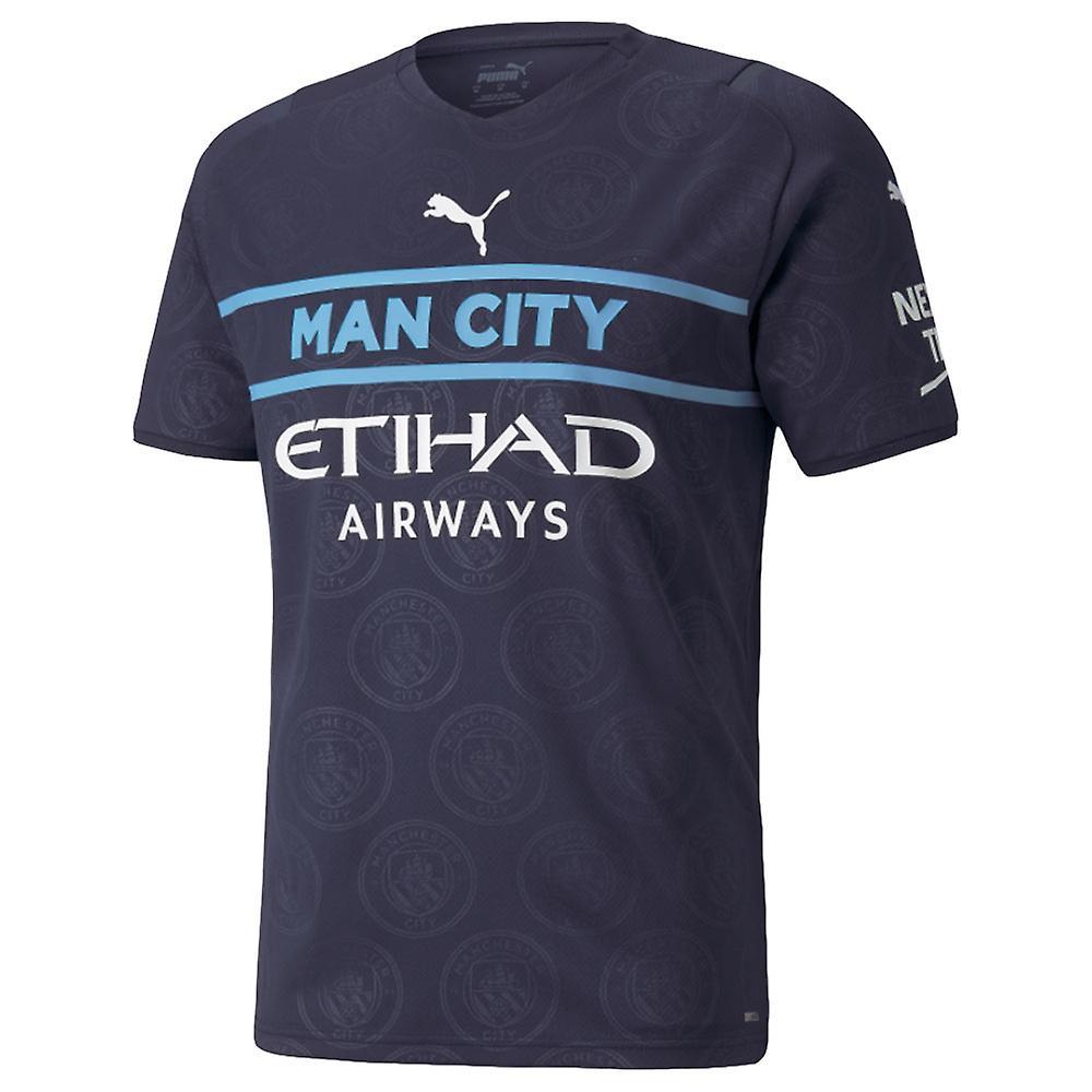 Puma 2021-2022 Man City Third Shirt Navy Medium Adults