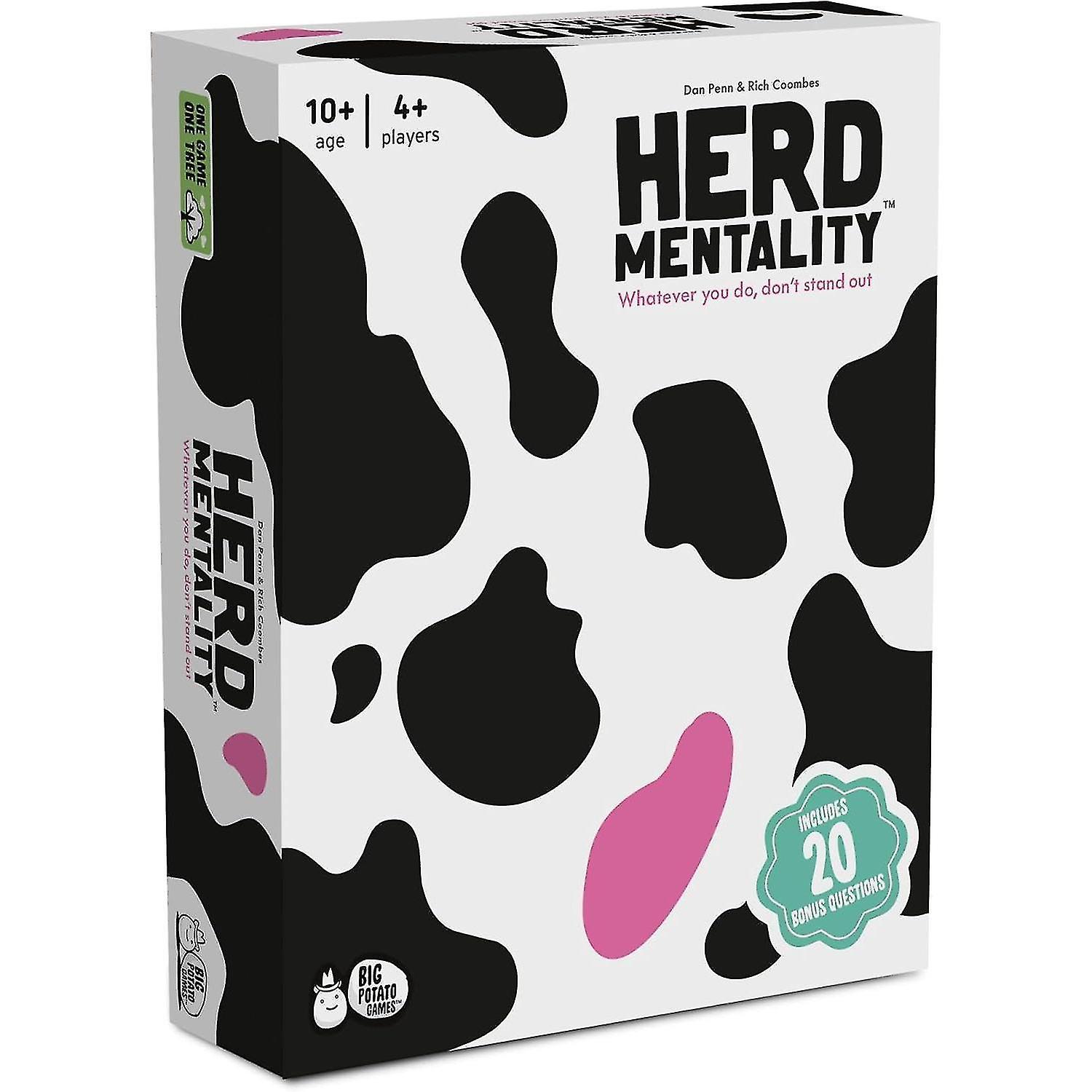 Unbrand Herd Mentality: How Well Do You Know Your Family And Friends? Hilarious Board Game For Ages 10+. 4-20 Players