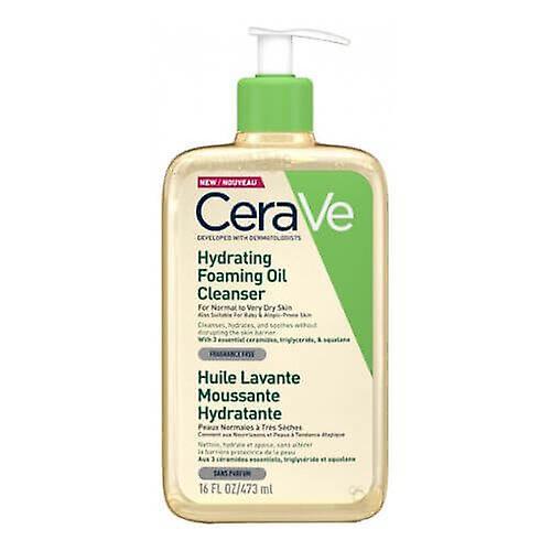 Moisturising Oil CeraVe Hydrating Foaming Oil Cleanser Foam Cleaner 473 ml