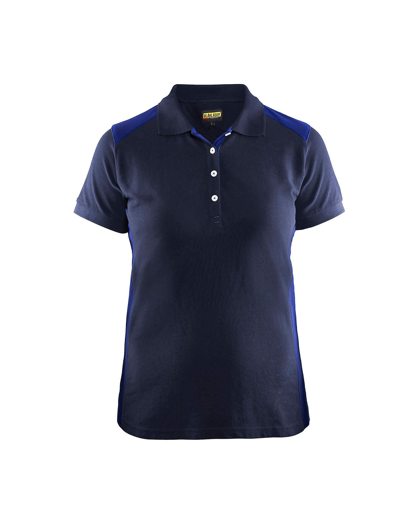 Blaklader 3390 work polo shirt - womens (33901050) Navy blue/cornflower blue Xl