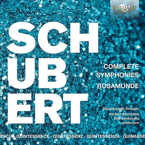 Brilliant Classics Schubert / Staatskapelle Dresden / Boskovsky - Complete Symphonies  [COMPACT DISCS] Boxed Set USA import