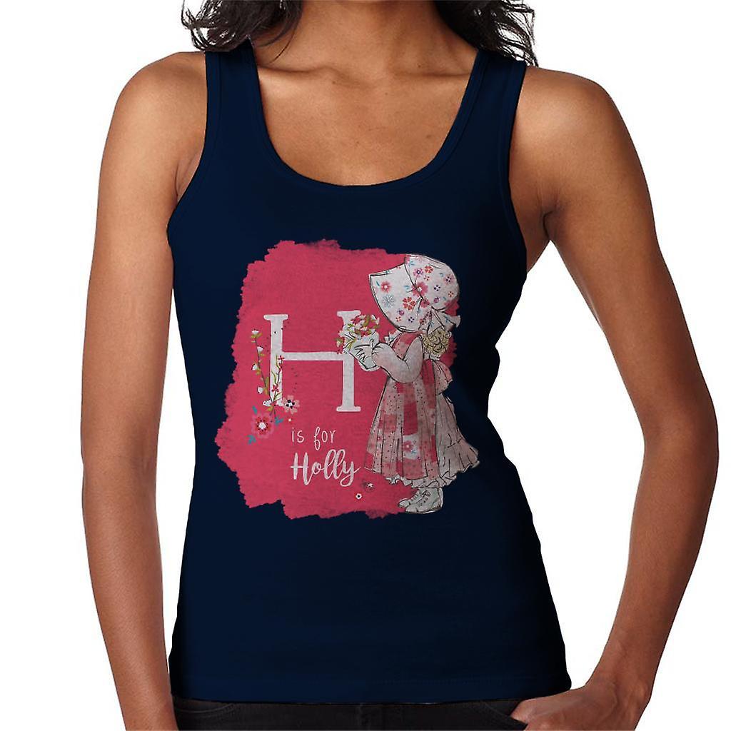 Holly Hobbie H Is For Holly Women's Vest Navy Blue X-Large