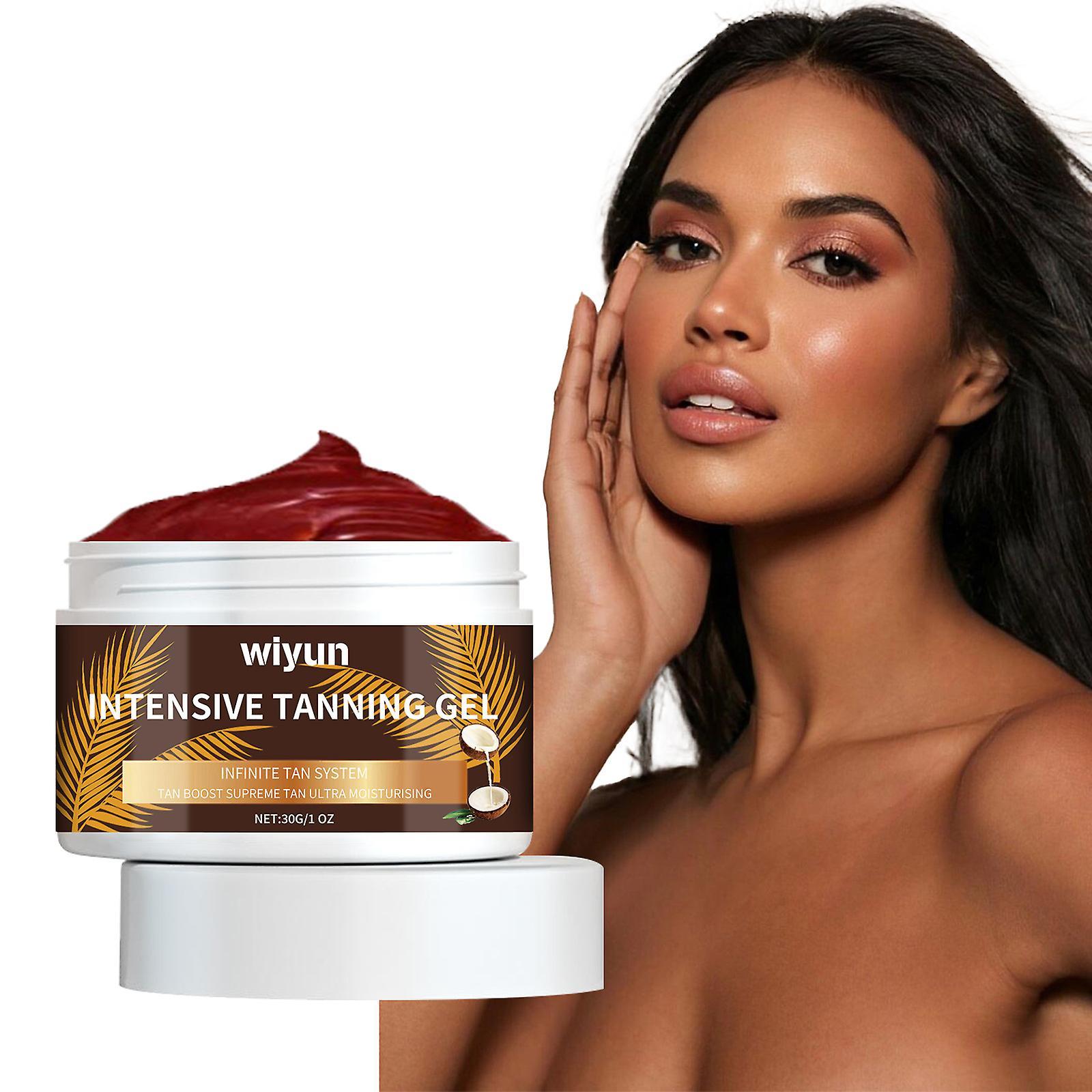 Ofocase Intensive Tanning Gel, Intensive Tanning Luxe Gel,Natural Tanning Accelerator Cream Gel, for Sunbeds & Outdoor Sun 1pc