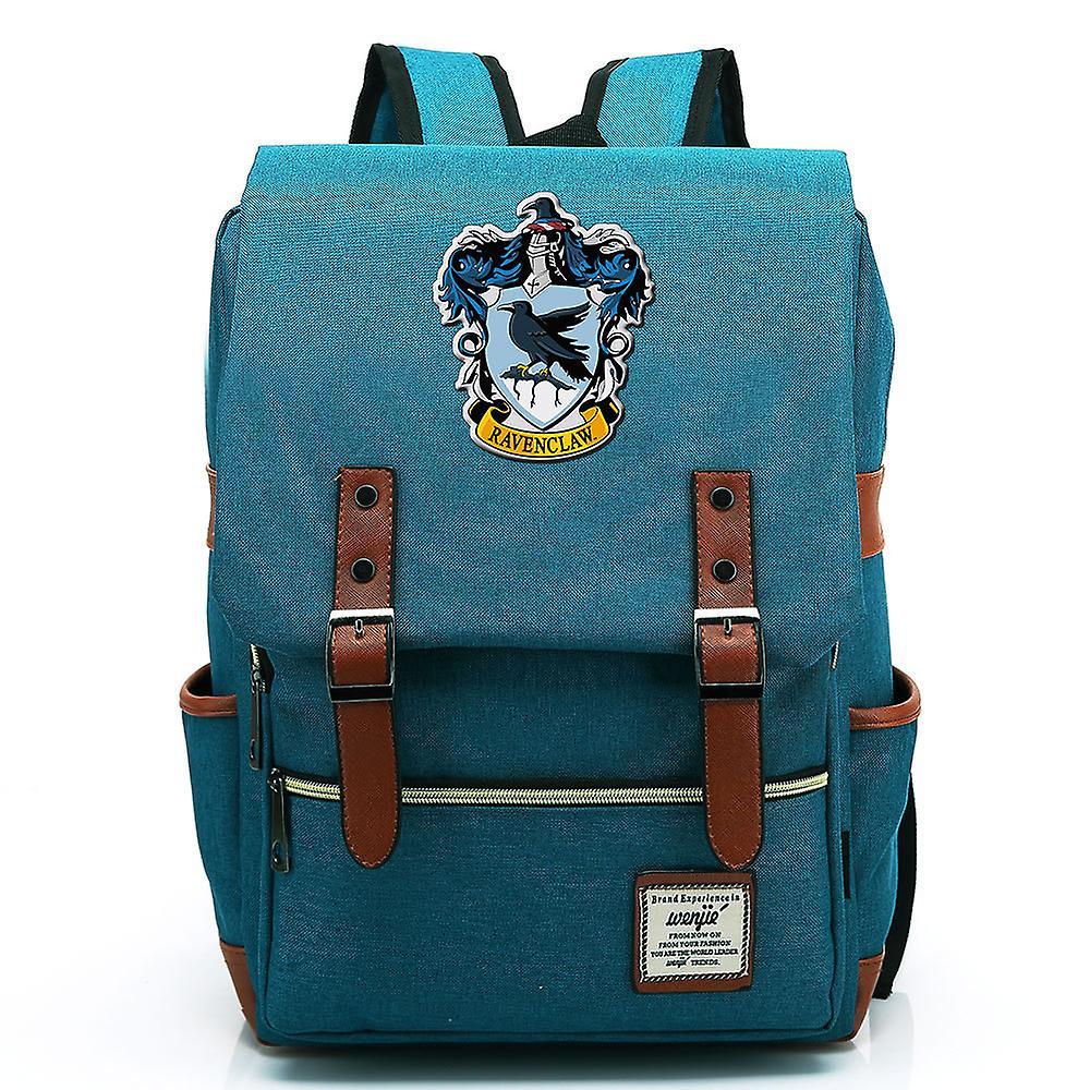 Yixin Tech Ravenclaw School Of Witchcraft And Wizardry Printed Backpack, Youth Student Backpack, Men's And Women's Leisure Bag, Travel Bag blue L 16in