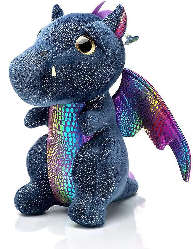 Heytea Dragon Stuffed Animal Cute  Plush Doll Soft Toy Gift for Girls Boys  Birthdays Christmas Thanksgiving Day (Dragon Black 25cm)