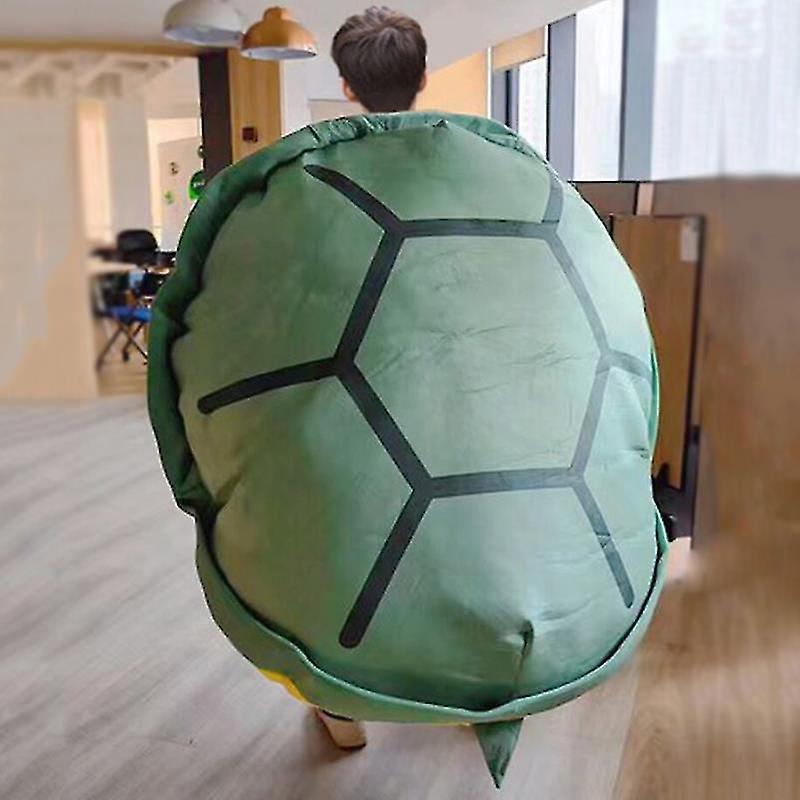 Cytlv 150cm Huge Size Semi-finished Turtle Pillow Plush Toys Big Tortoise Clothes Cover Skin For Sleeping Cushion Cosplay Game Gift 150cm cover