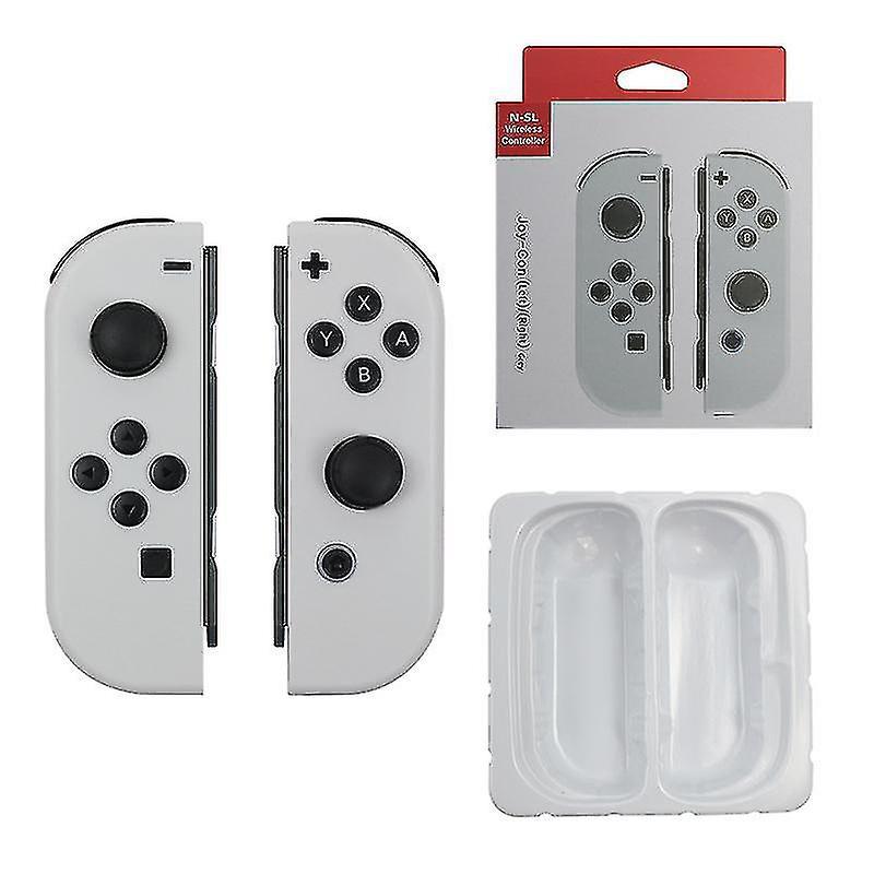 Bean Compatible With Nintendo Switch Wireless Joy-con (l)/(r) Controller Bluetooth-compatible Gamepad compatible Game Joysticks Newway white