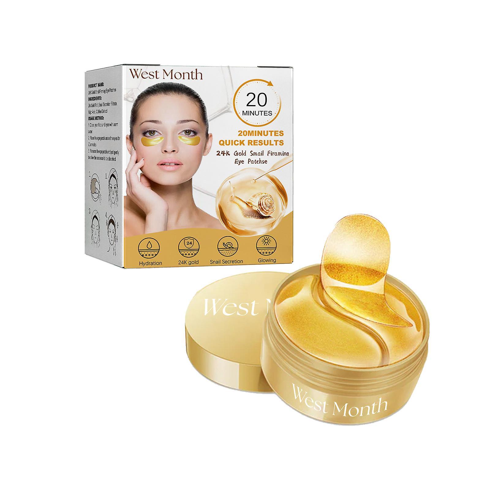 Taishh 24k Golden Snail Firming Eye Mask Promote Overall Eye Health 15ml Multicolor