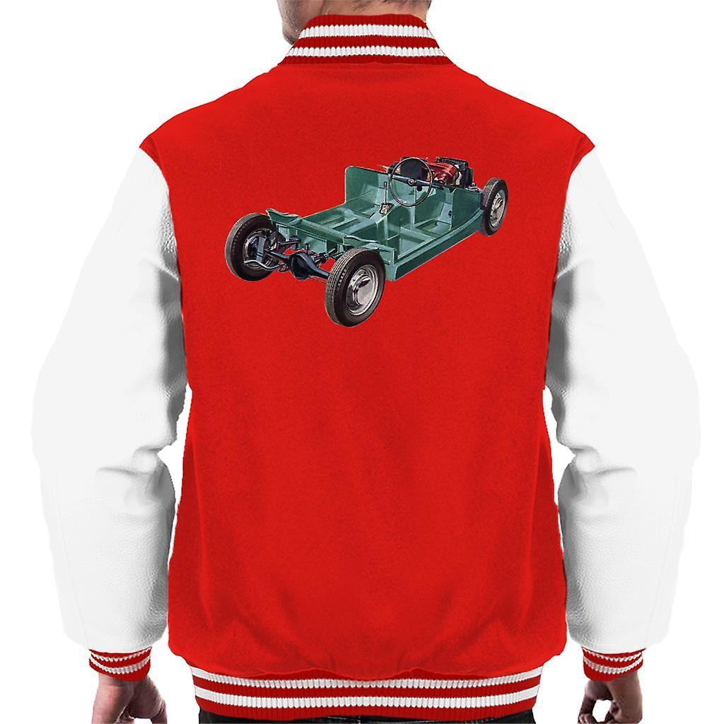 Austin Healey Sprite Mark II British Motor Heritage Men's Varsity Jacket Red/White Small