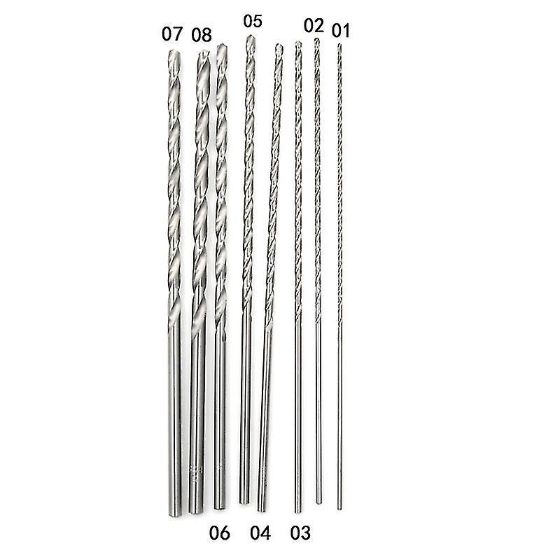 1pc 1.5~5mm Diameter Extra Long Hss Straigth Shank Auger Twist Drill Bit 160mm - Sfygv 1.5*160mm