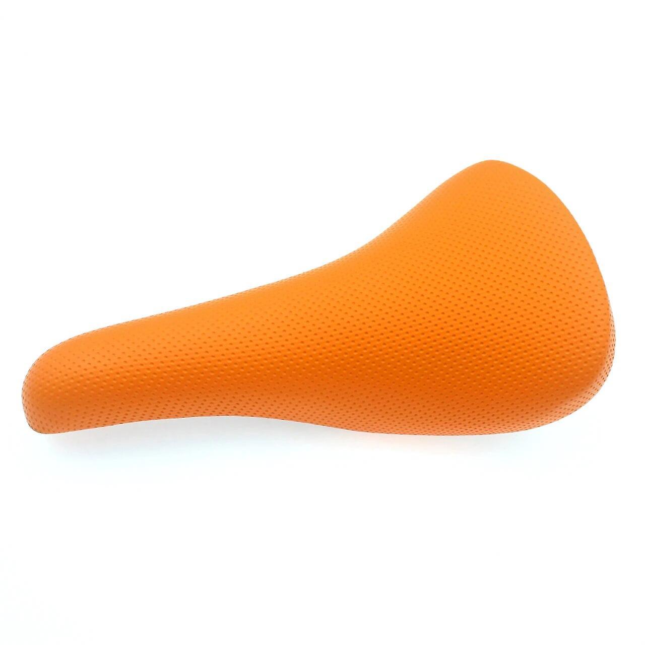 Bicycle Saddles Vintage Seat Retro Saddle  Road Cushion Comfort Antishock Gear Pure Ployurethane Leather orange