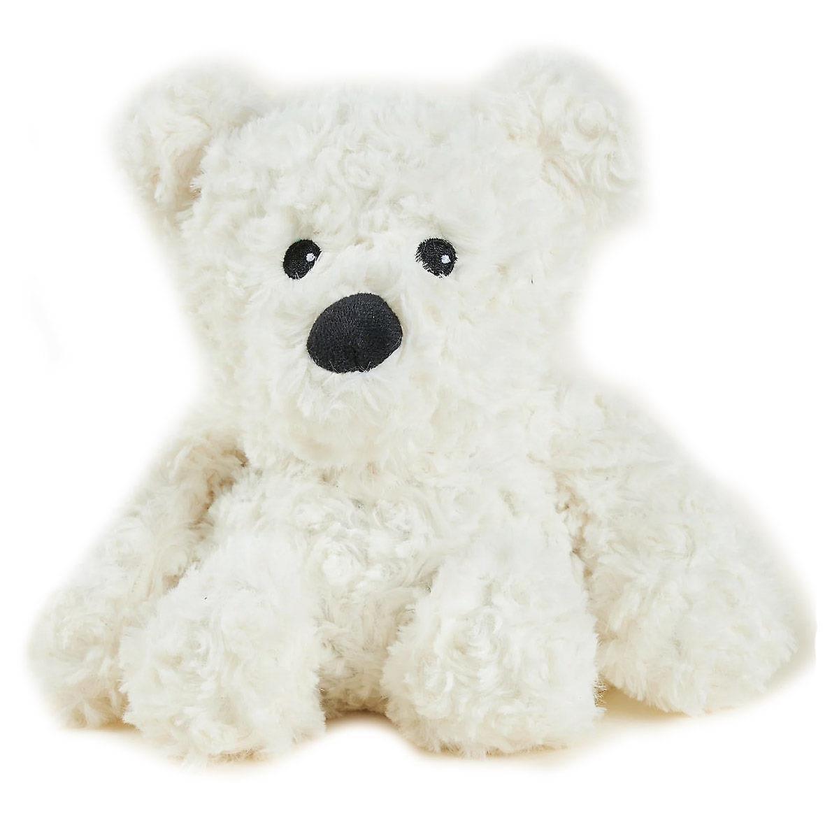 Warmies Microwaveable Cream Curly Bear - 33 cm White