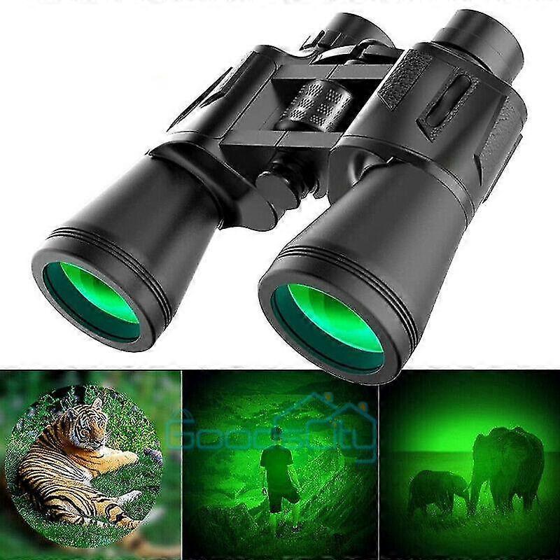 Tinor 100x180 Zoom Binoculars Day Night Vision Bak4 Prism High Power Waterproof + Case