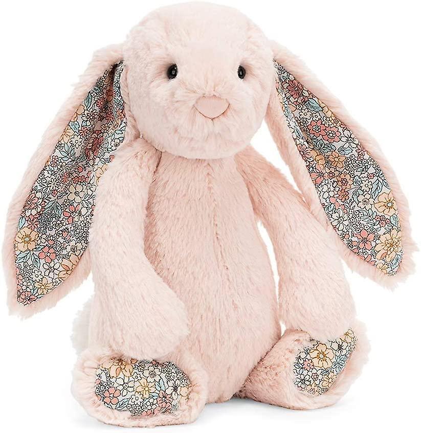 Handuo Kids Toy Blossom Bunny Rabbit Stuffed Animal Plush Toy Pink