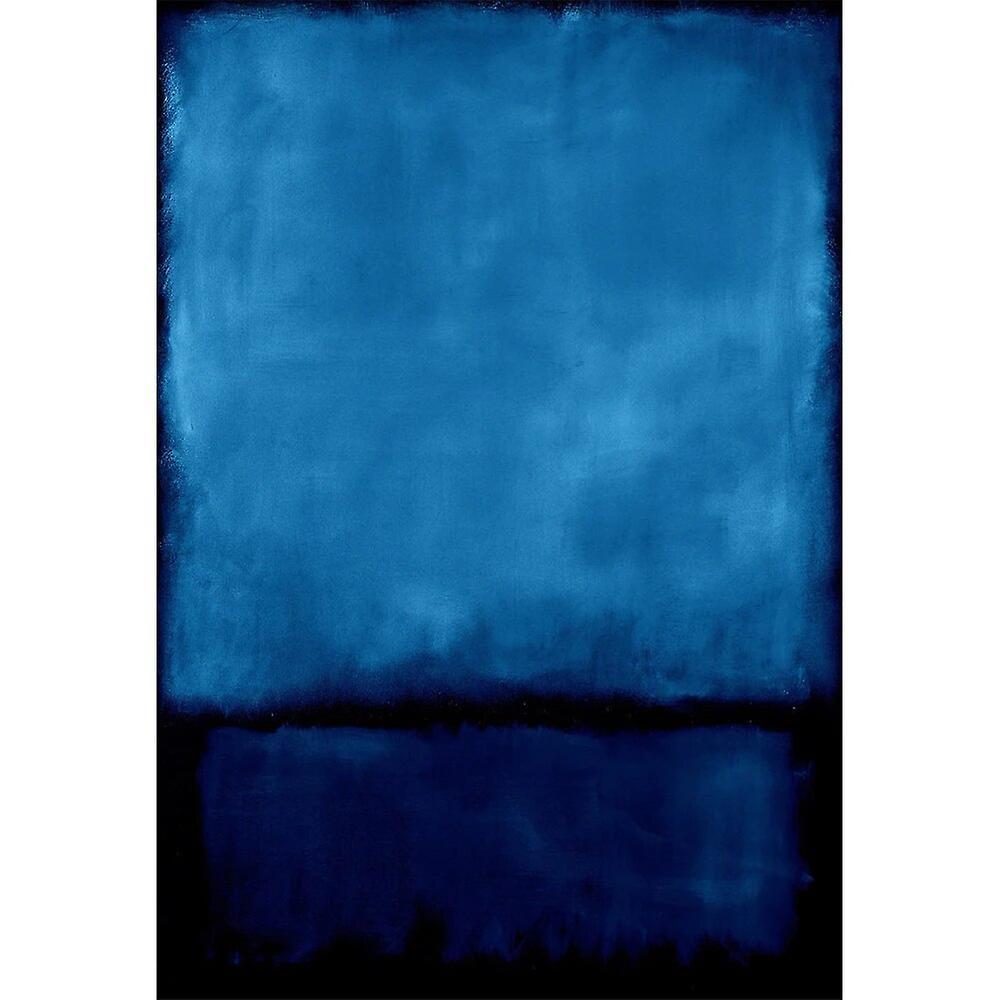 Ninesun Mark Rothko-high Level Minimalism Canvas Poster Prints Painting, Blue And Black Art Replica, Photo, Living Room, Home Decoration RT362 70X1...