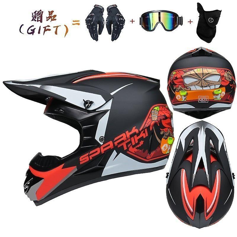 Safety Motocross Helmet Casco Motocross Bicycle Downhill Capacete Atv Cross Helmet Child Motorcycle Helmet Dot Abs 1kg Unisex    Motorcycle Helmets...