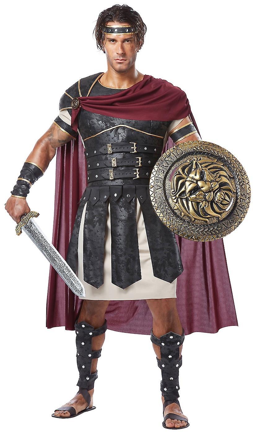 California Costume Collections Roman Gladiator Soldier Warrior Hercules Centurion Medieval Toga Mens Costume Multi-Colour Medium (40-42)