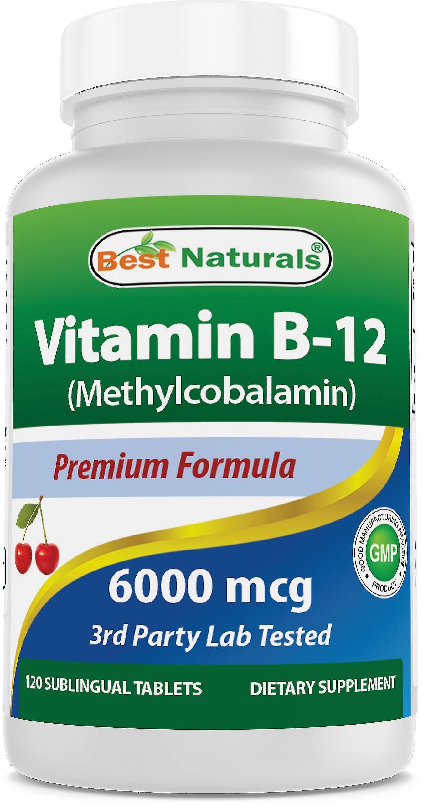 Best naturals vitamin b-12 6000 mcg 120 tablets