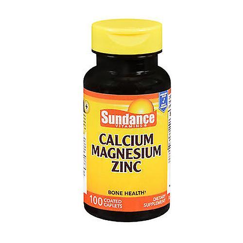 Sundance Calcium Magnesium Zinc Coated Caplets, 100 Tabs (Pack of 1)