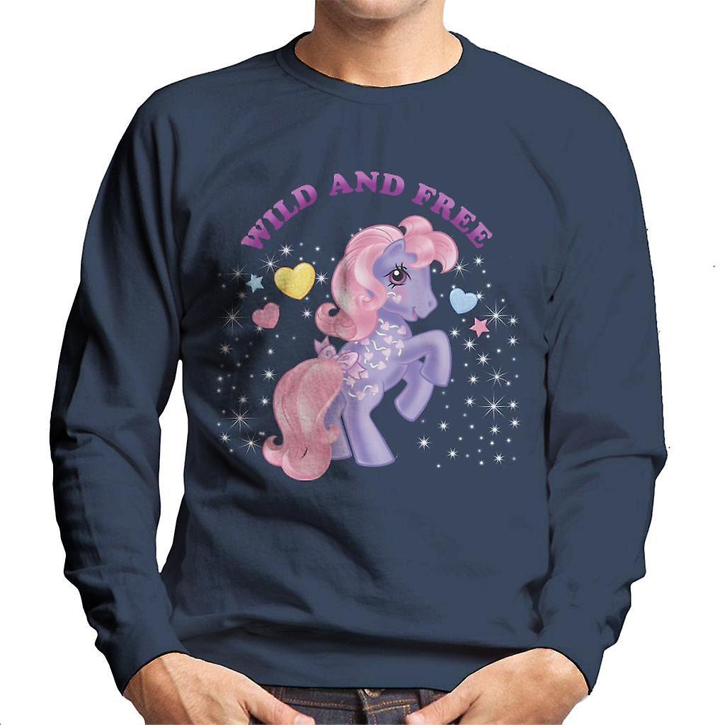 My Little Pony Wild And Free Men's Sweatshirt Navy Blue XX-Large