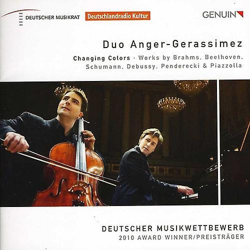 Genuin Duo Anger-Gerassimez - Changing Colors  [COMPACT DISCS] USA import