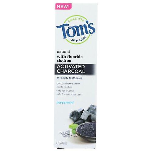 Tom's Of Maine Charcoal Anticavity Toothpaste, 4.7 Oz (Pack of 1)