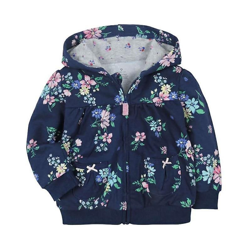 Slowmoose Cartoon Pattern Hooded Sweatshirts 12M