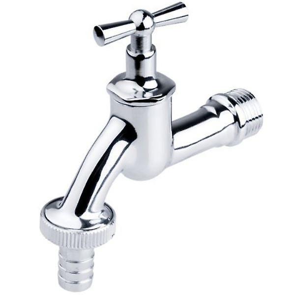 Invena 1/2" /  3/4" inch BSP Garden Tap Brass/Chrome Valve 3/4" BSP Chrome