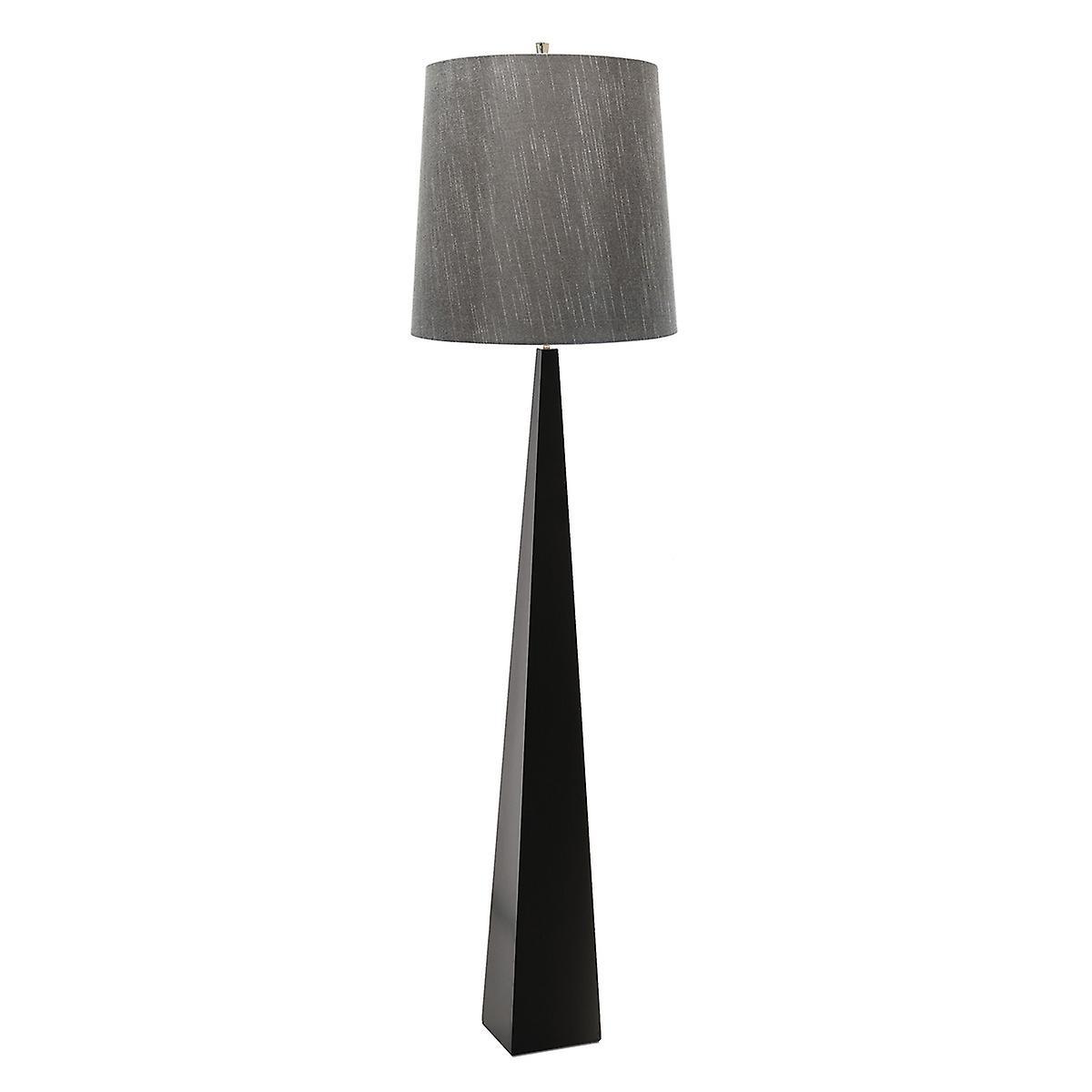 Ascent 1 Light Floor Lamp Black E27