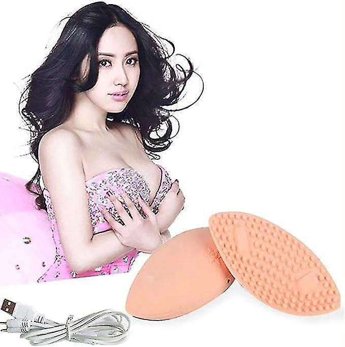 Bxs Invisible Wearable Electric Breast Massager, Portable Wireless Bust Massager For Chest Lift